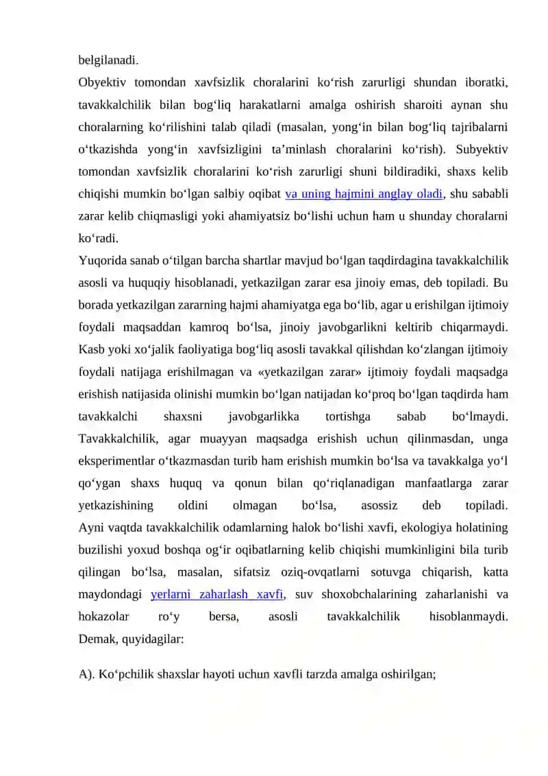 KASB YOKI XO'JALIK FAOLIYATIGA BOG'LIQ ASOSLI TAVAKKALCHILIK 3