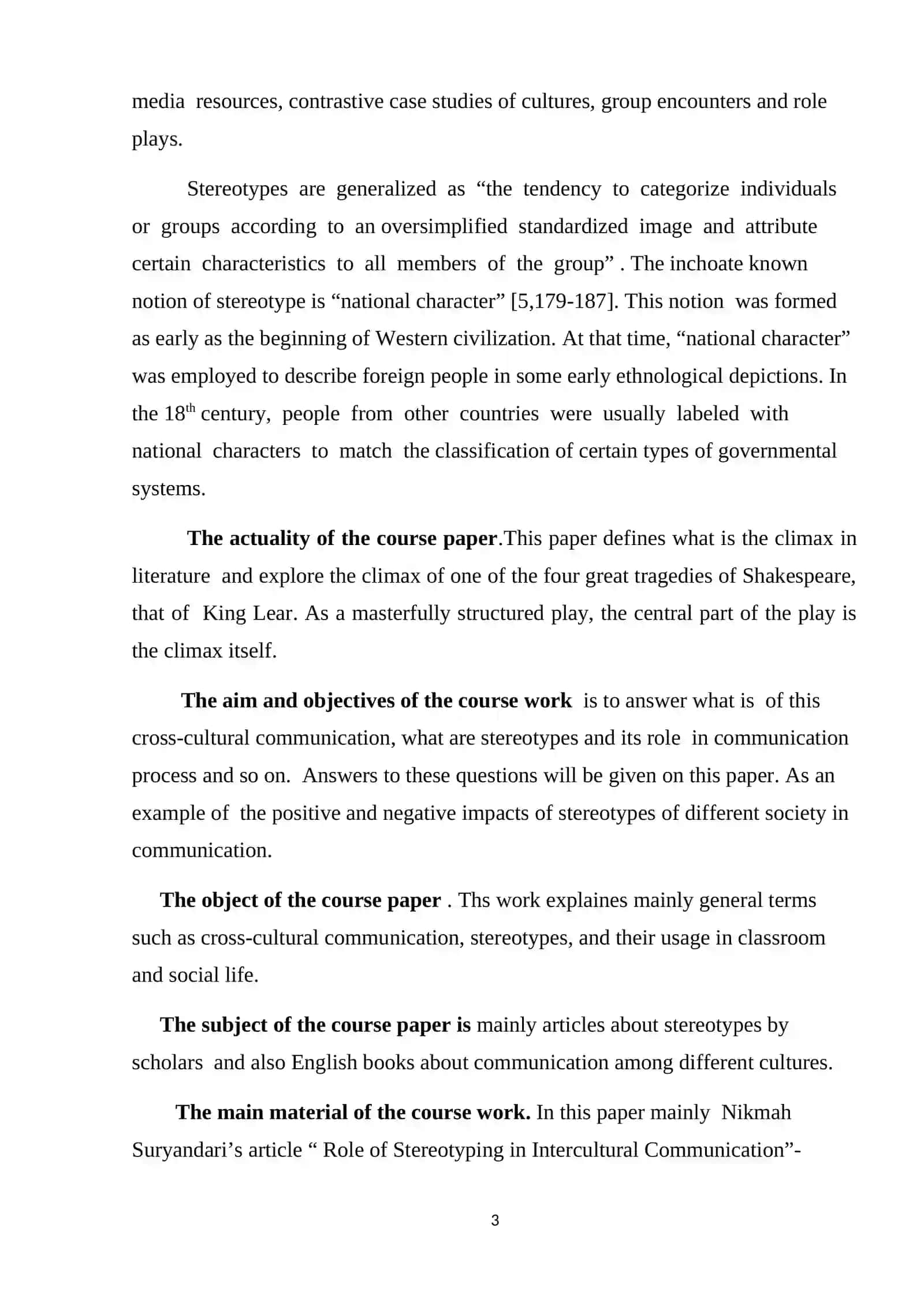 Cross Cultural Communication and Stereotypes 3