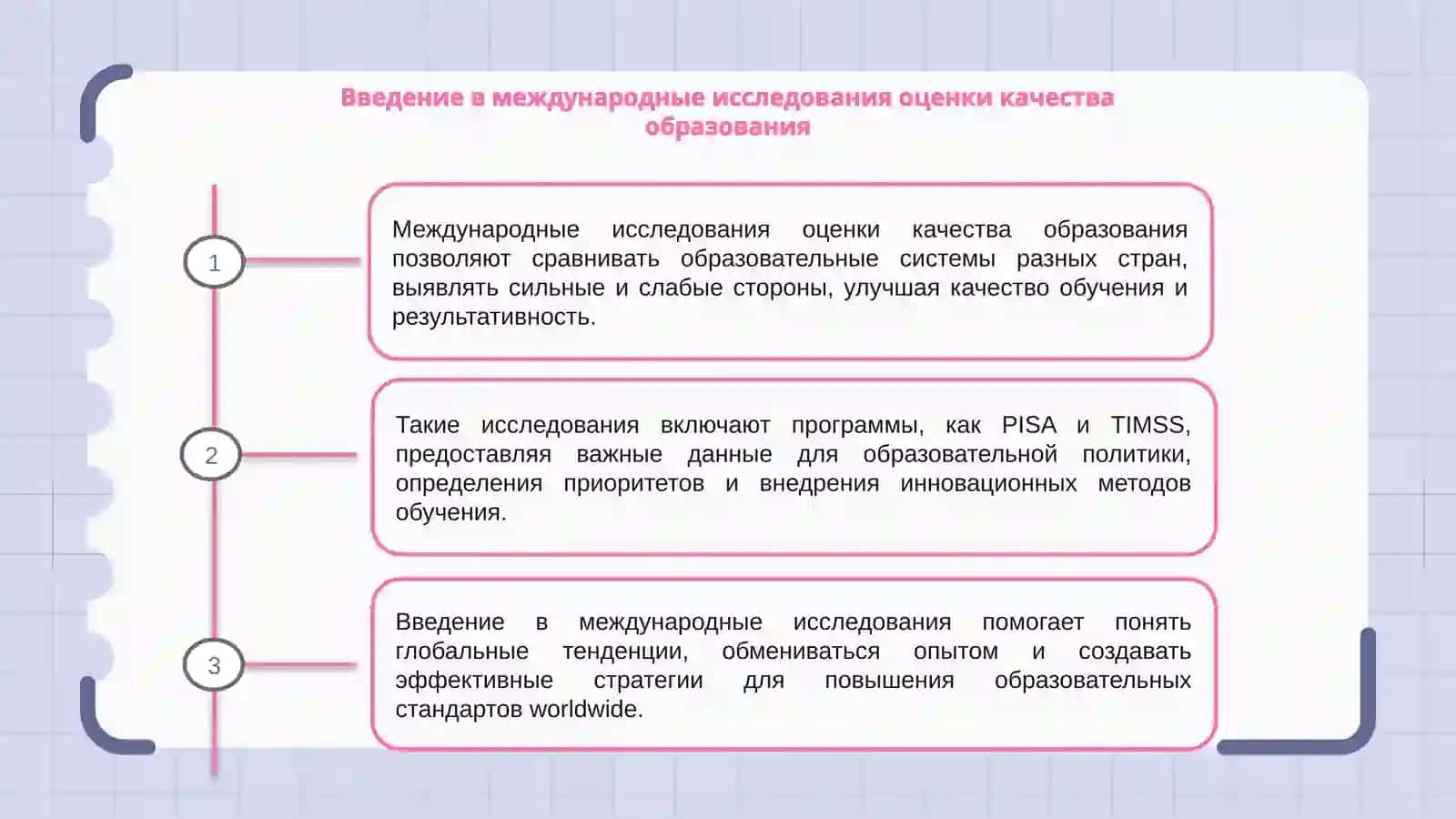 Международные исследования по оценки качестваобразования 3