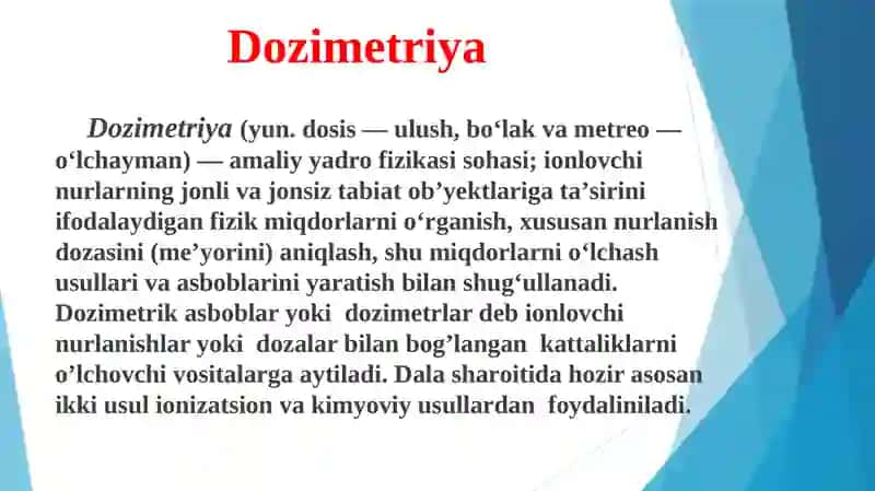 Dozimetriya 3
