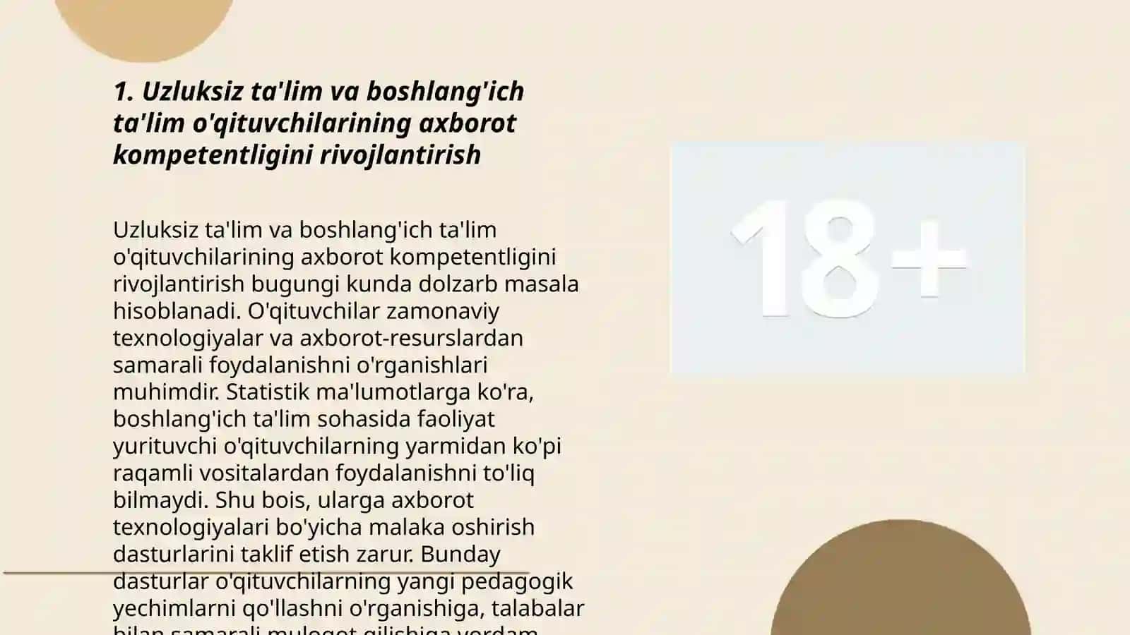 Boshlang'ich ta'lim o'qitishda axborot texnologiyalari 3
