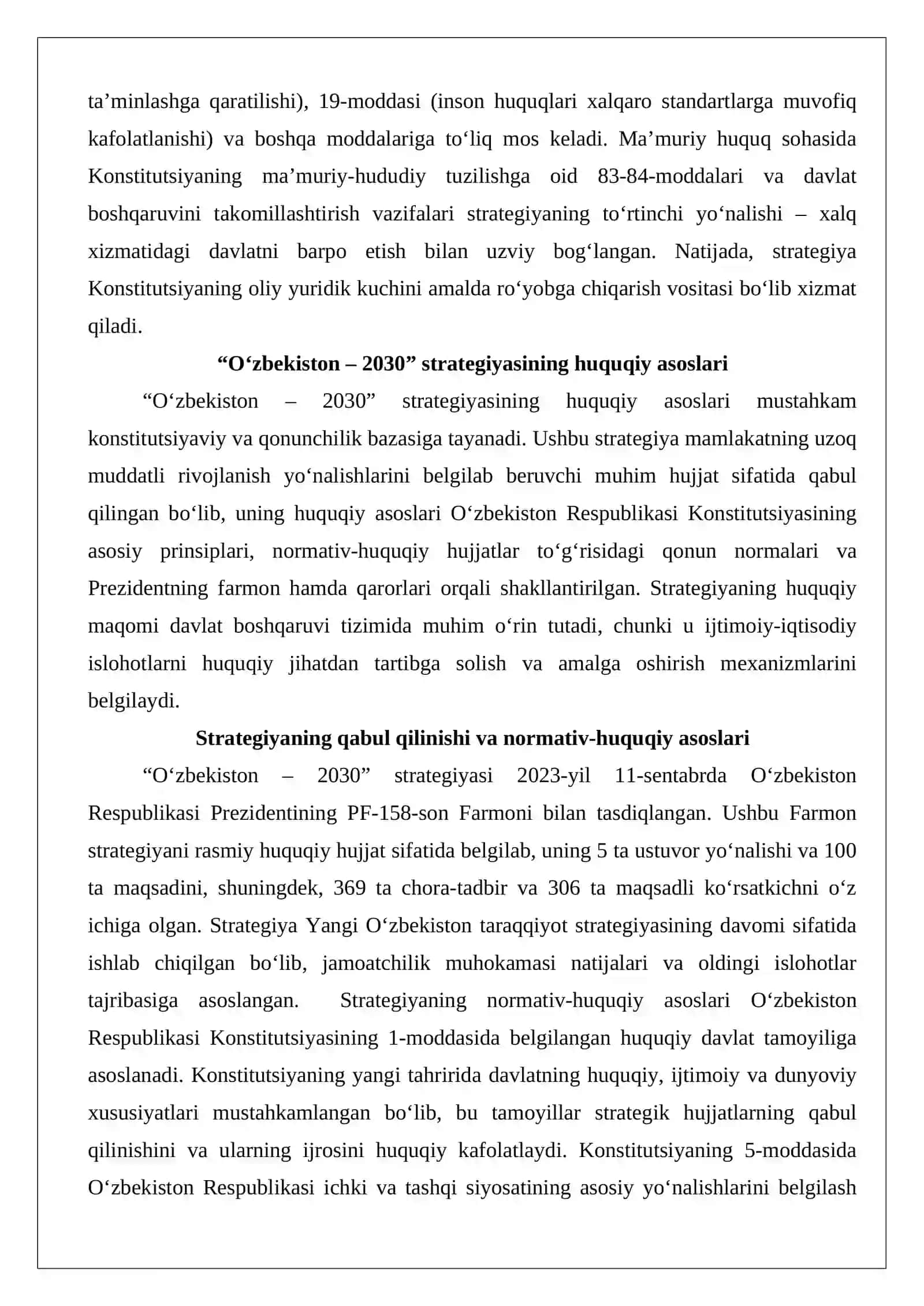 “O‘zbekiston – 2030” strategiyasi 3