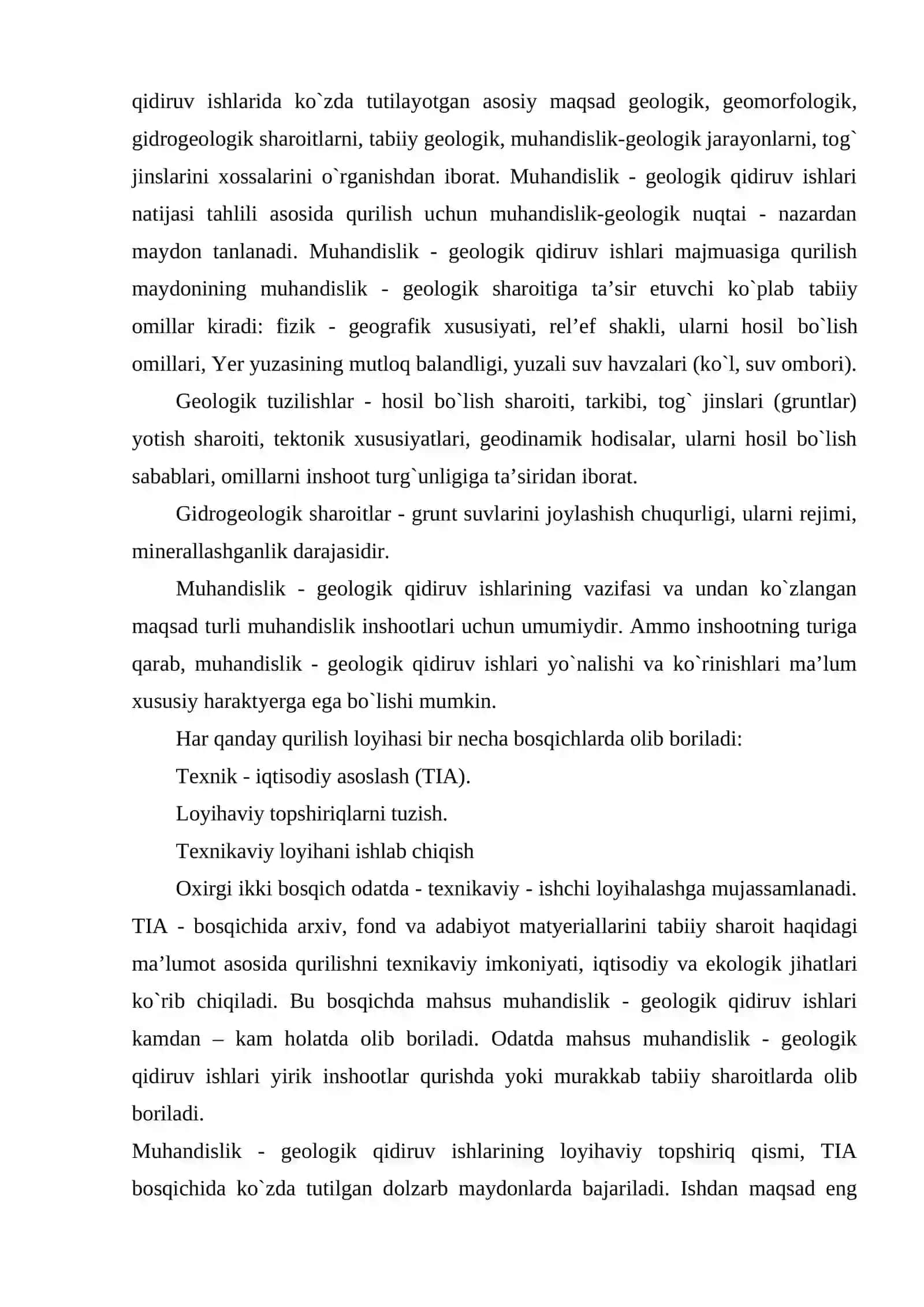 Geologik qidiruv kuzatish ob’yektlarini bog'lash usullari 3