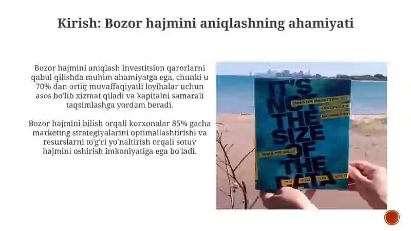Bozor hajmini aniqlashda ekonometrik modellardan foydalanish 3