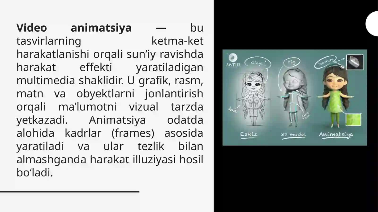 Video animatsiya va uni pedagogikada ôrni 3