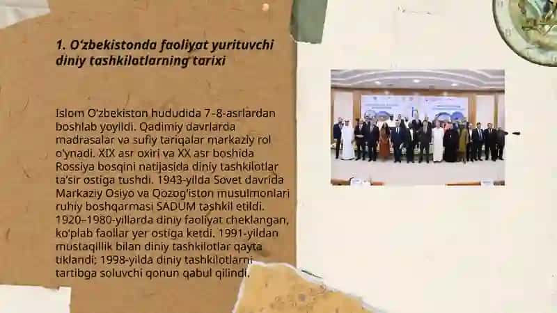 Oʻzbekistonda faoliyat yurituvchi diniy tashkilotlar 3