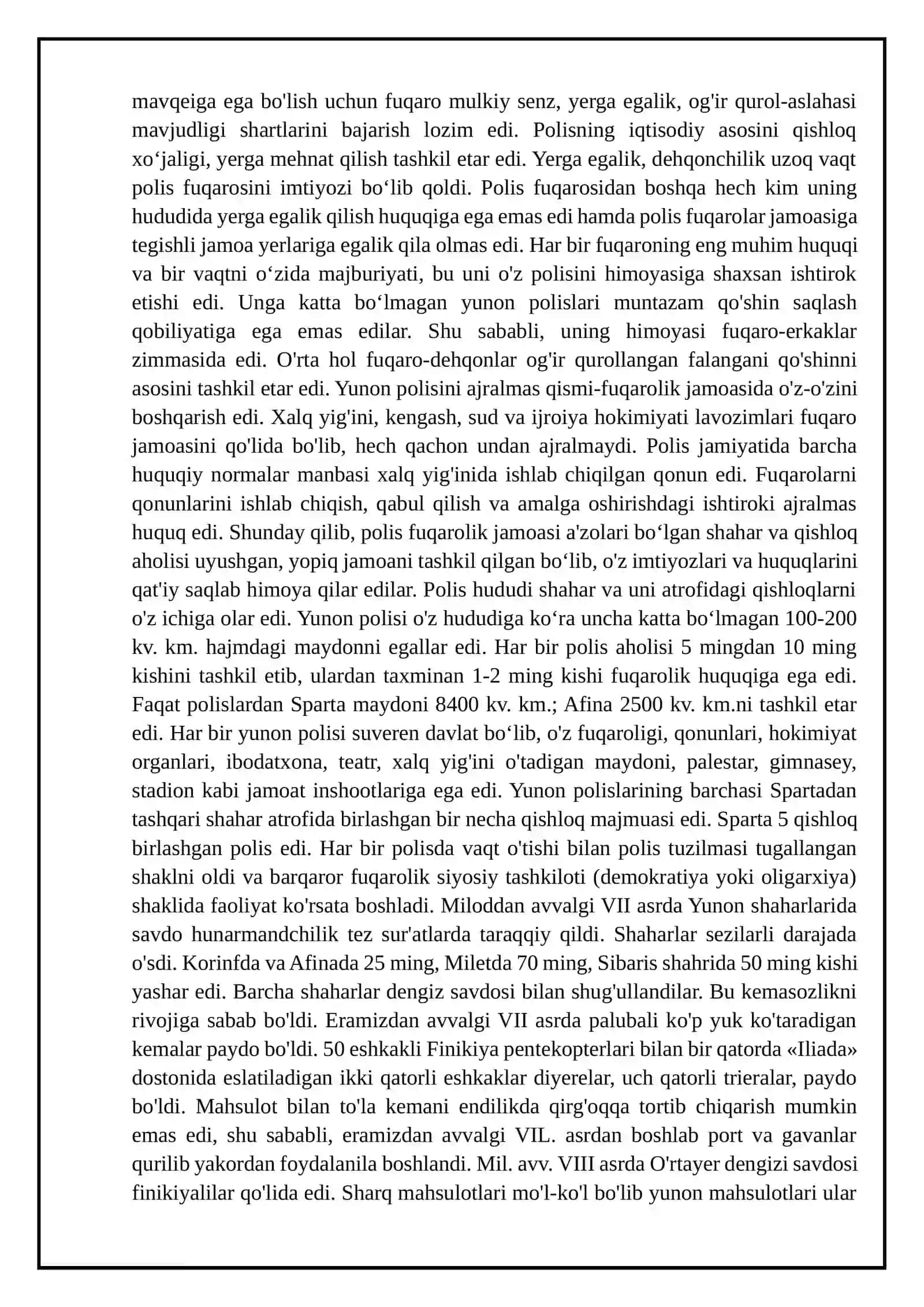 Qadimgi Yunon polislarining vujudga kelishi va taraqqiyoti 3