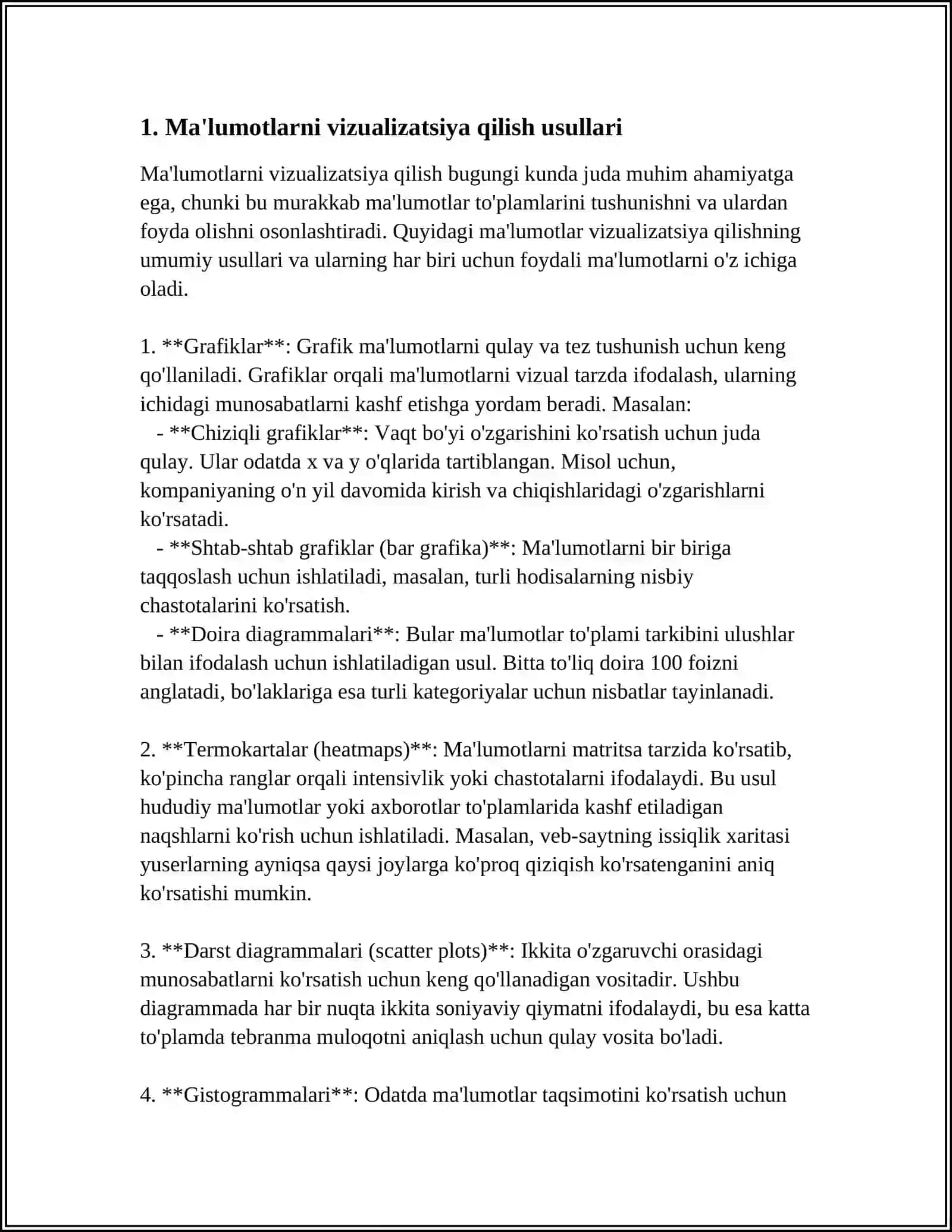 KO'P O'LCHOVLI MA'LUMOTLARNING VIZUALIZATSIYASI, XARITA ANIMATSIYASI 3