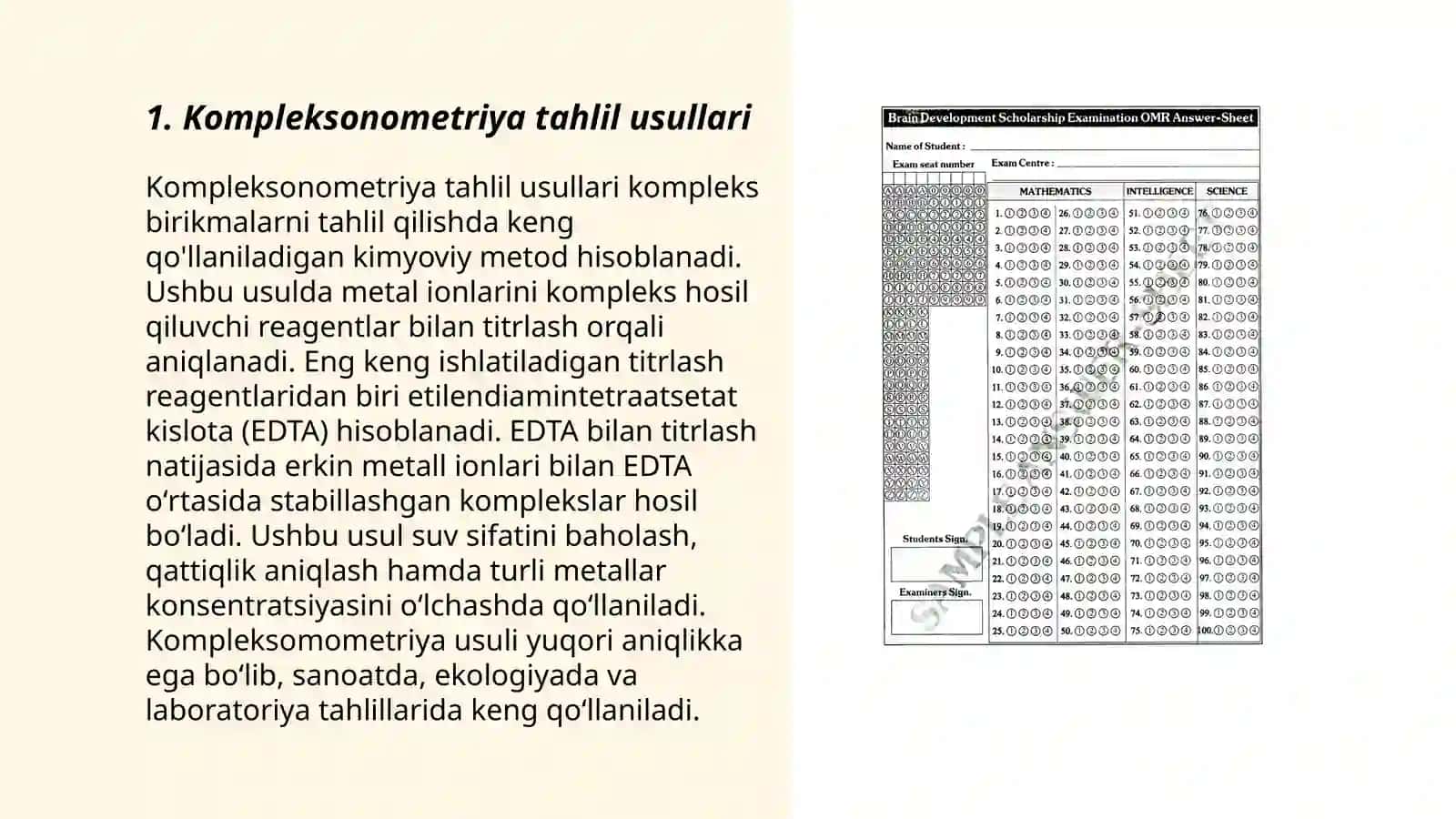 Kompleksonometriyaning analizda ishlatilishi 3