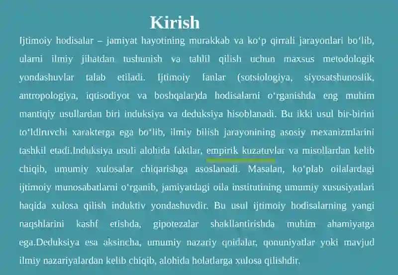 Ijtimoiyhodisalarni tahlil qilishda induksiya va deduksiya usullari 3