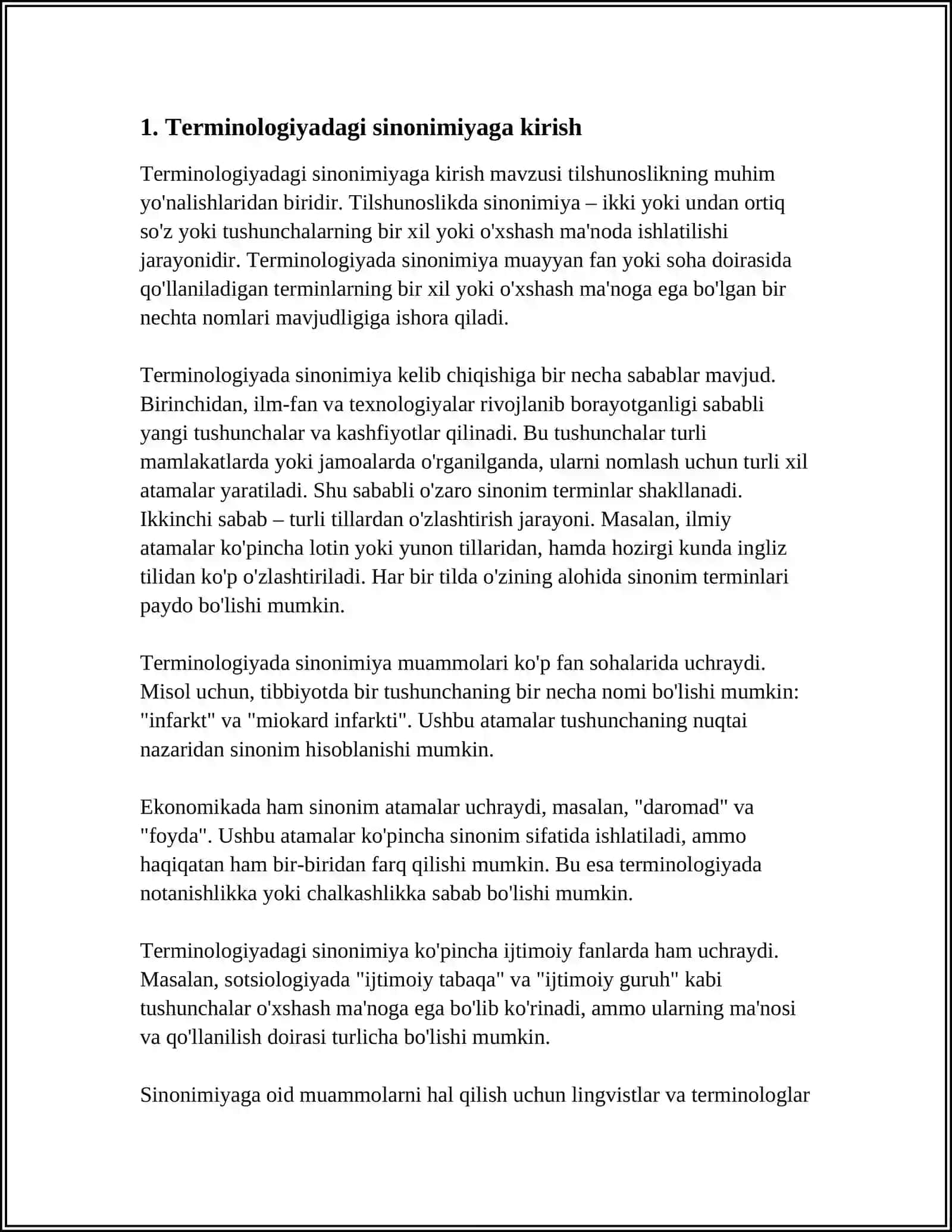 TERMINOLOGIYADAGI SINONIMIYA VA TERMINOLOGIYADAGI SNTONIMIYA 3
