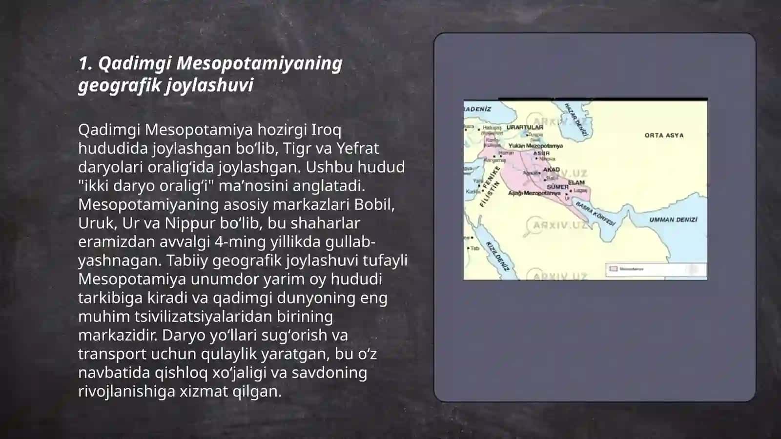 Qadimgi Mesopotamiya davlati 3
