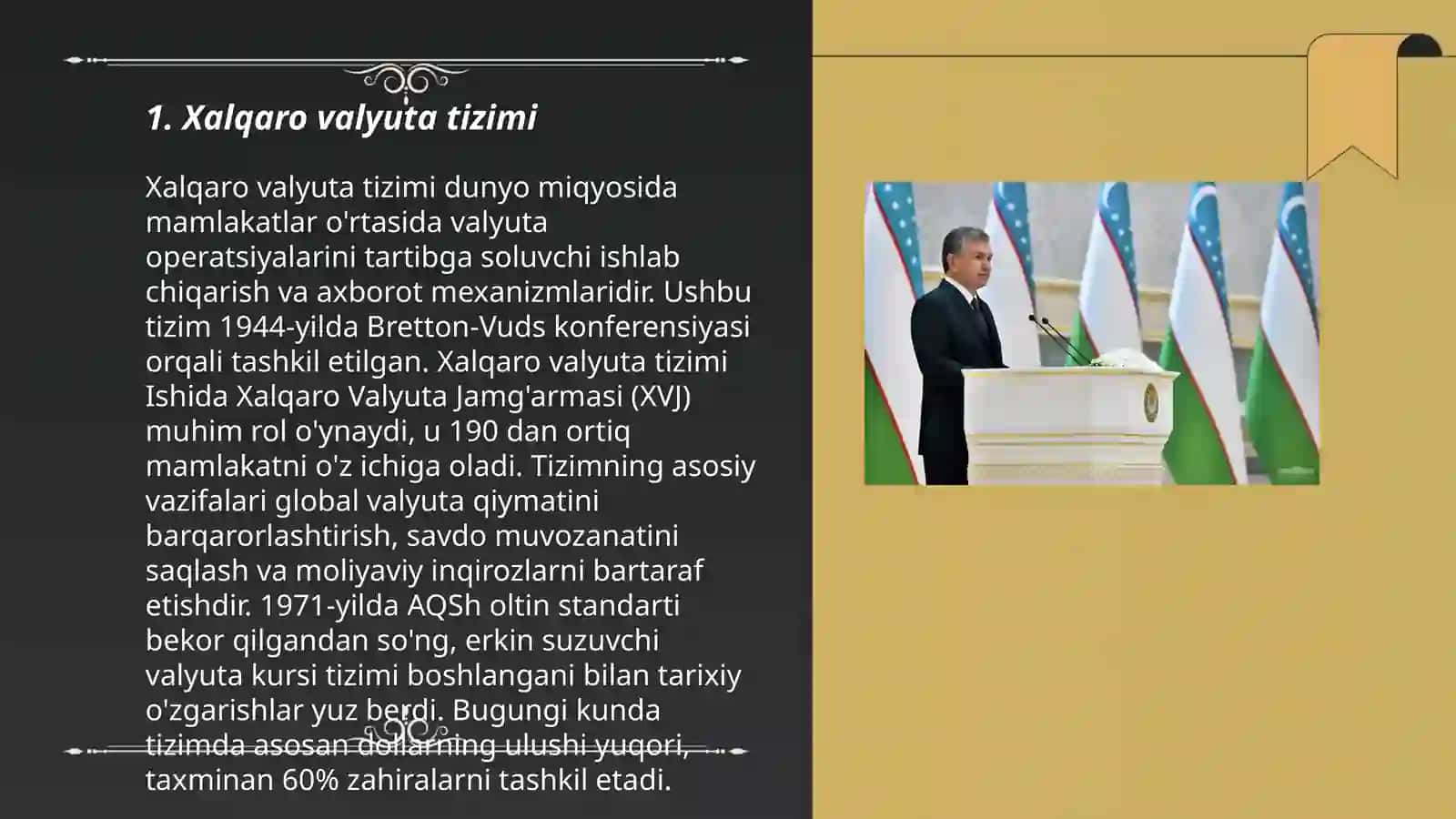 Jahon bozori. Xalqaro valyuta va kredit munosabatlari 3