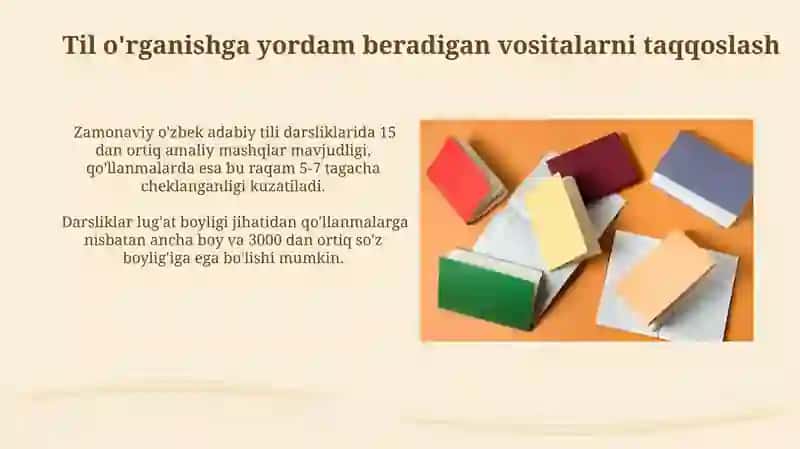 Zamonaviy Oʻzbek Adabiy Tilining Darsliklarini Tahlil Qilish 3