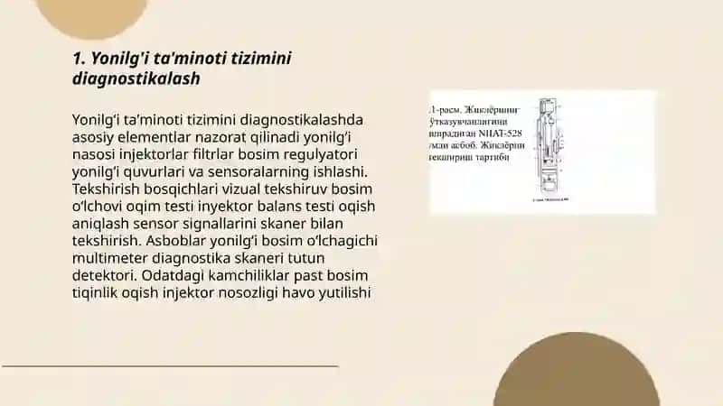 Yonilg‘i taʼminoti tizimini diagnostikalash 3