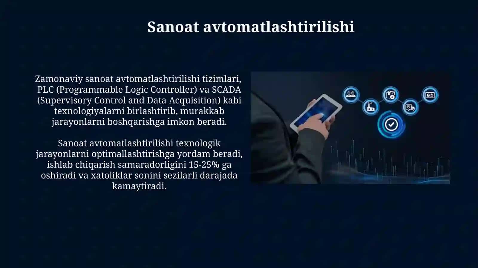 Sanoat avtomatlashtirilishi 3