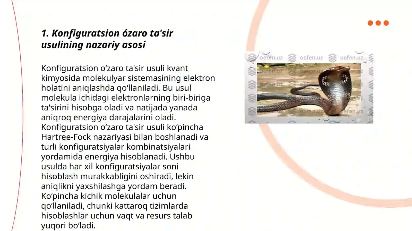 Konfiguratsion ózaro ta'sir usuli haqida tushuncha 3