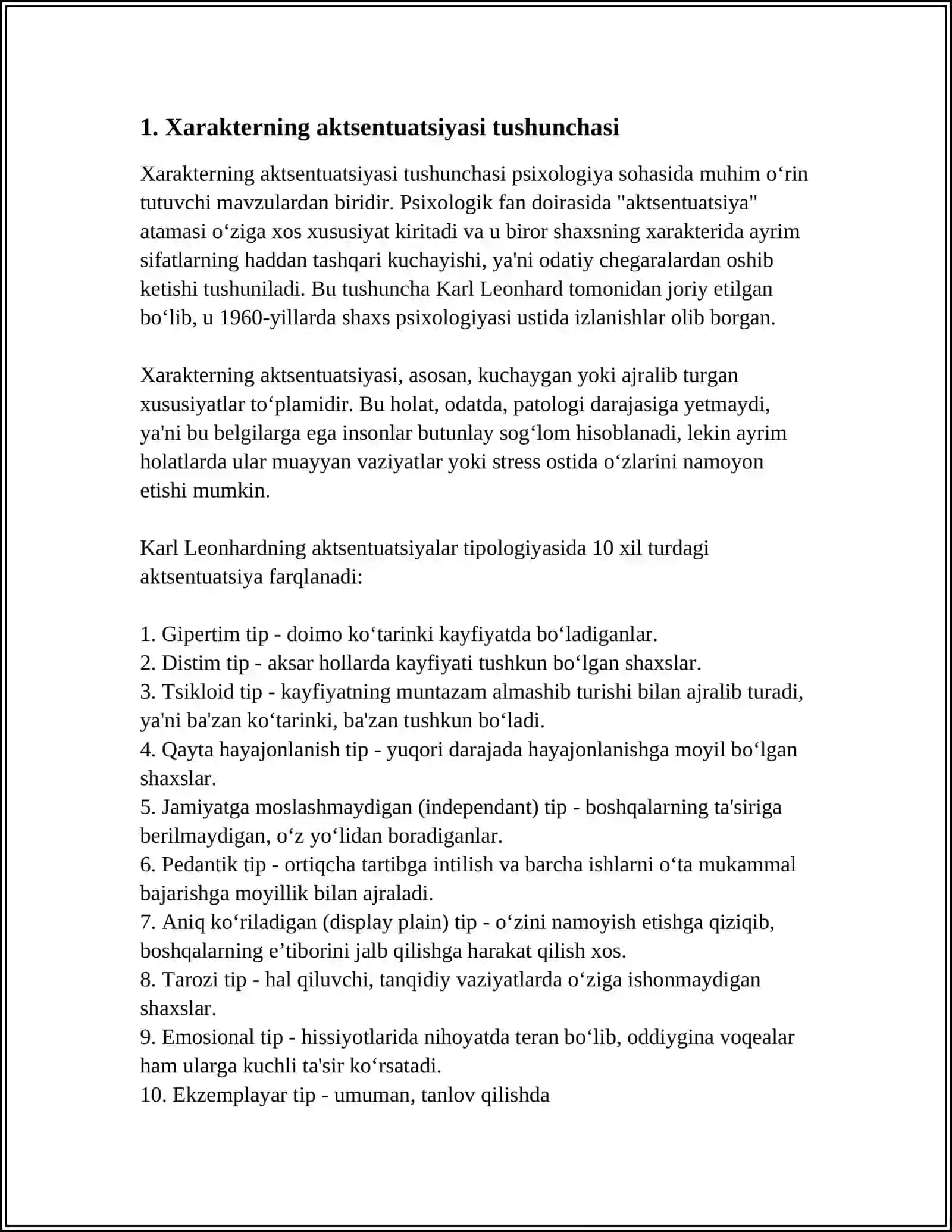 XARAKTER AKTSENTUATSIYASI VA UNI MEYORLASHTIRISH USULLARI 3