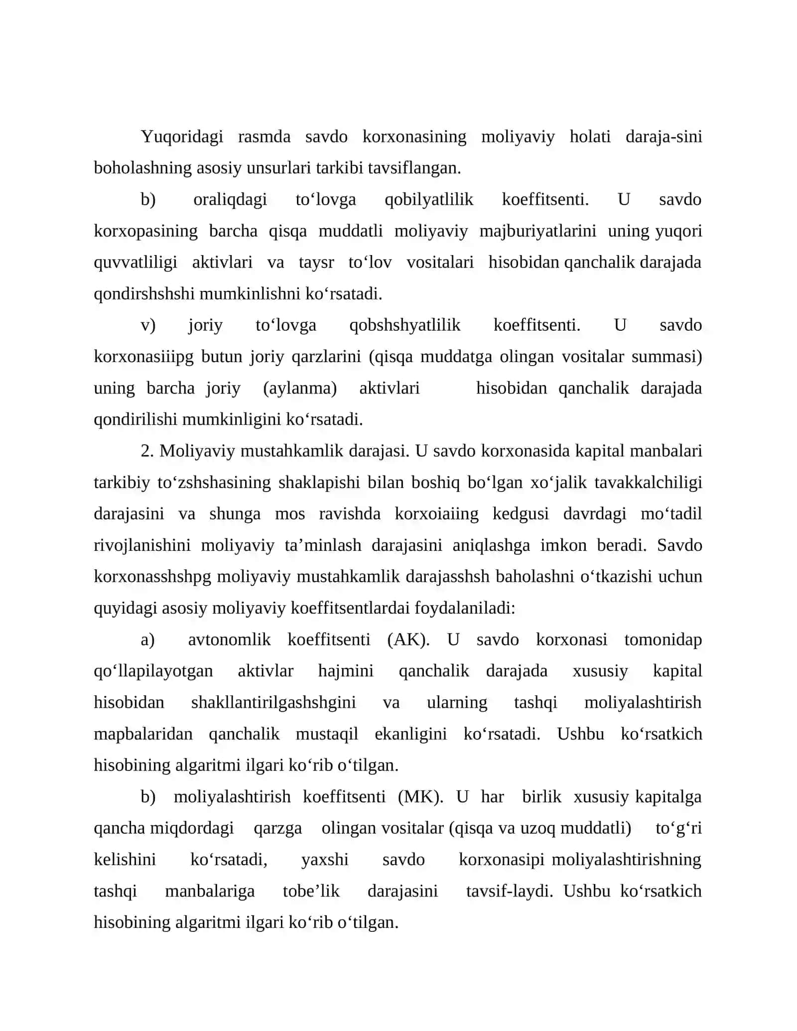 Savdo korxonasi moliyaviy holatini boshqarish 3