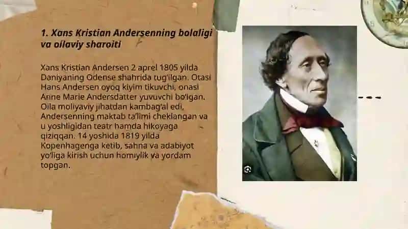 Xans Kristian Andersen hayoti va ijodi 3