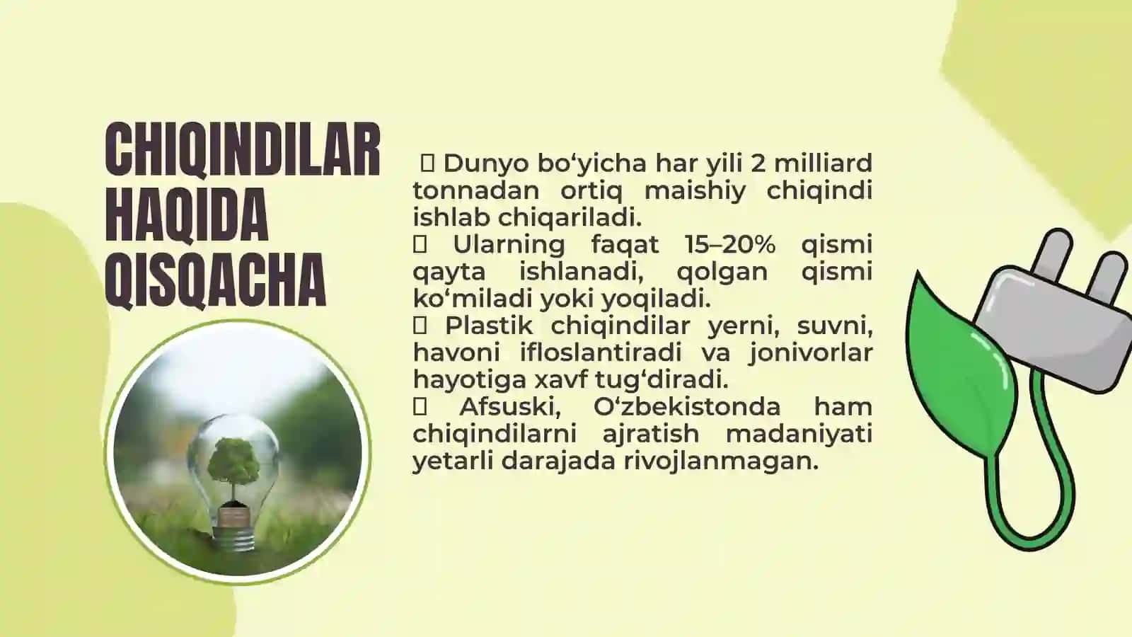"CHIQINDISIZ KELAJAK – ORZUMI YOKI HAQIQAT?" 3