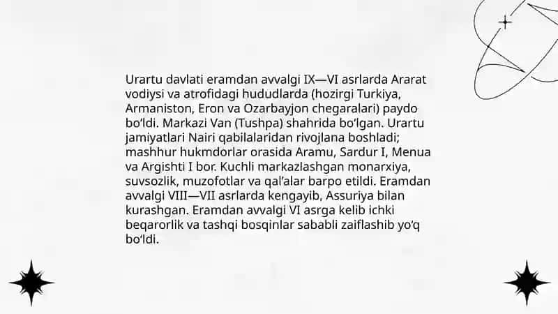 Urartu davlati tarixi 3