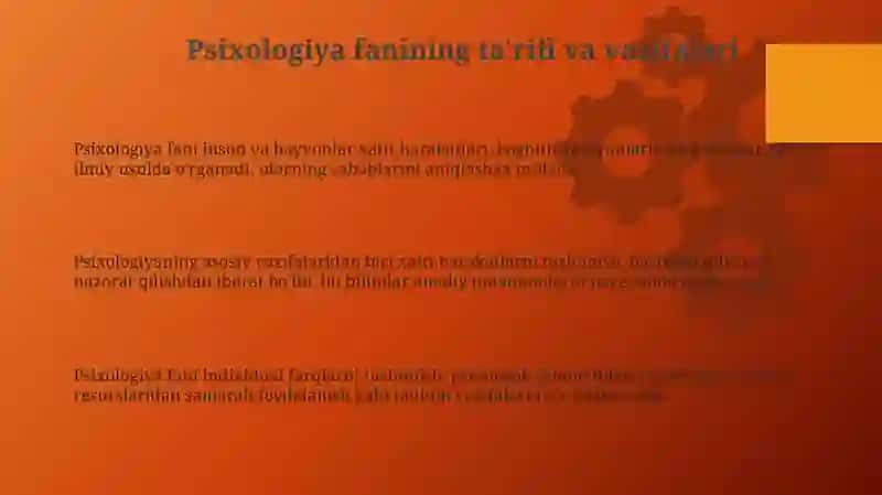 Psixologiya fanining predmeti va rivojlanish tarixi 3
