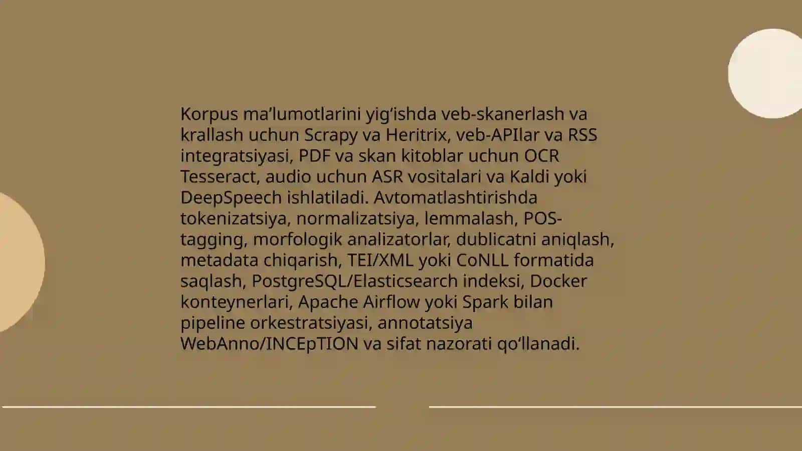 Oʻzbek tili korpusining dasturiy ta'minoti 3