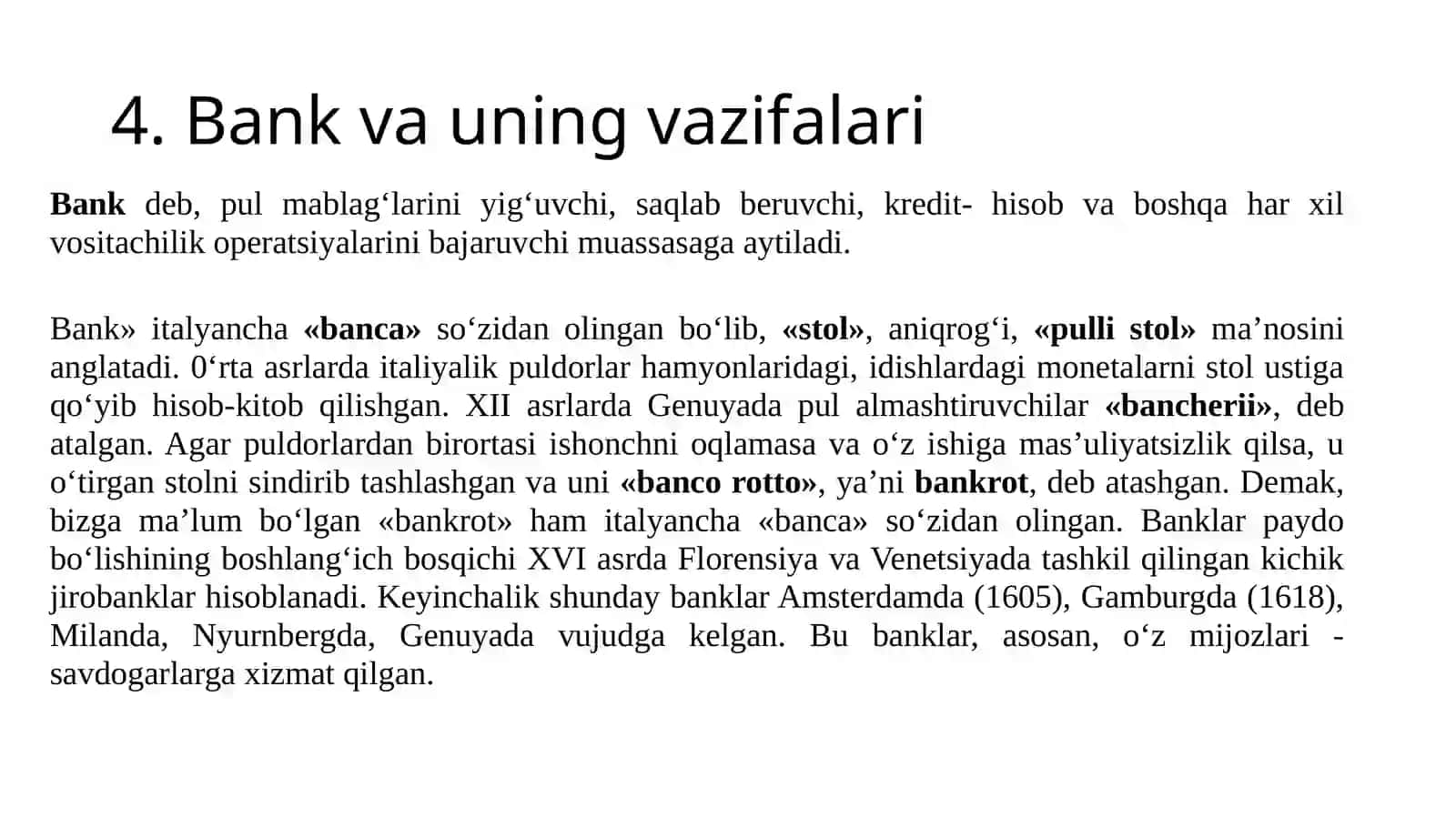 O'RQ-580 "Banklar va Bank Faoliyati To'g'risida" (Yangi Tahrir) 2019 yil 5-Noyabr 3