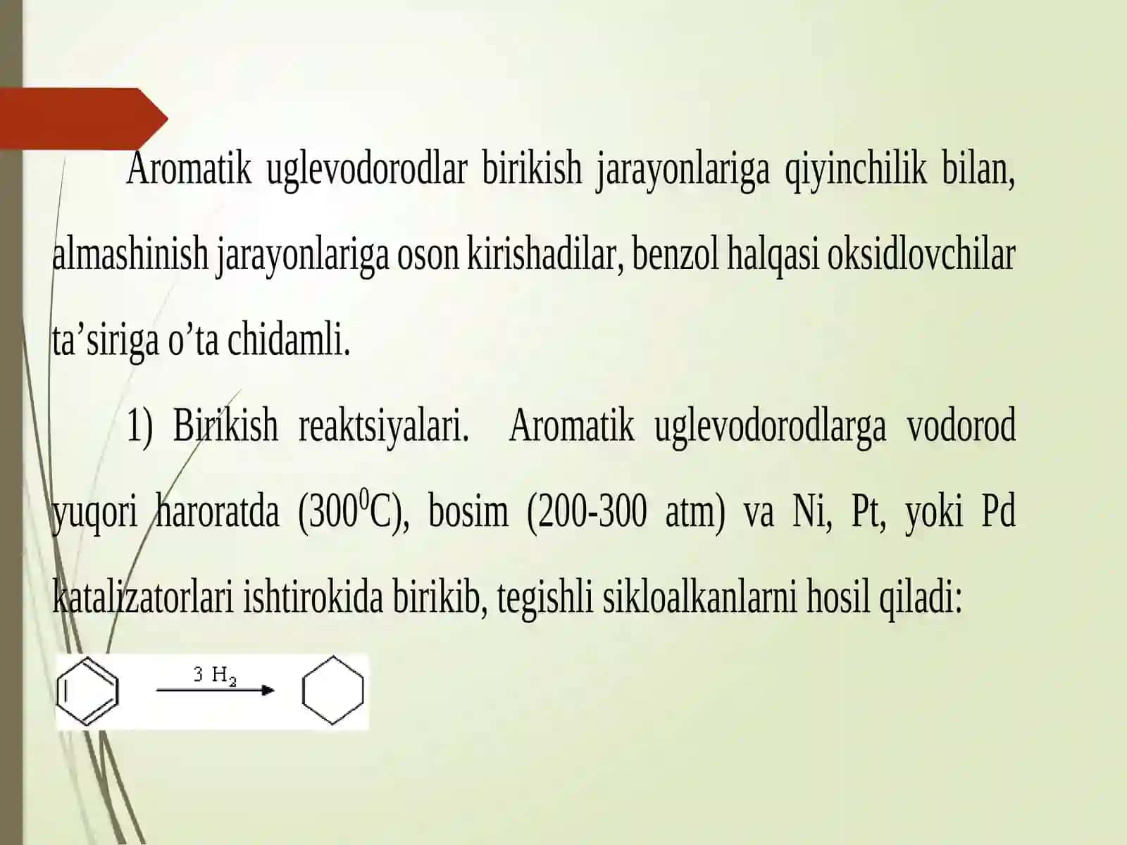 Arenlarning kimyoviy xossalari 3