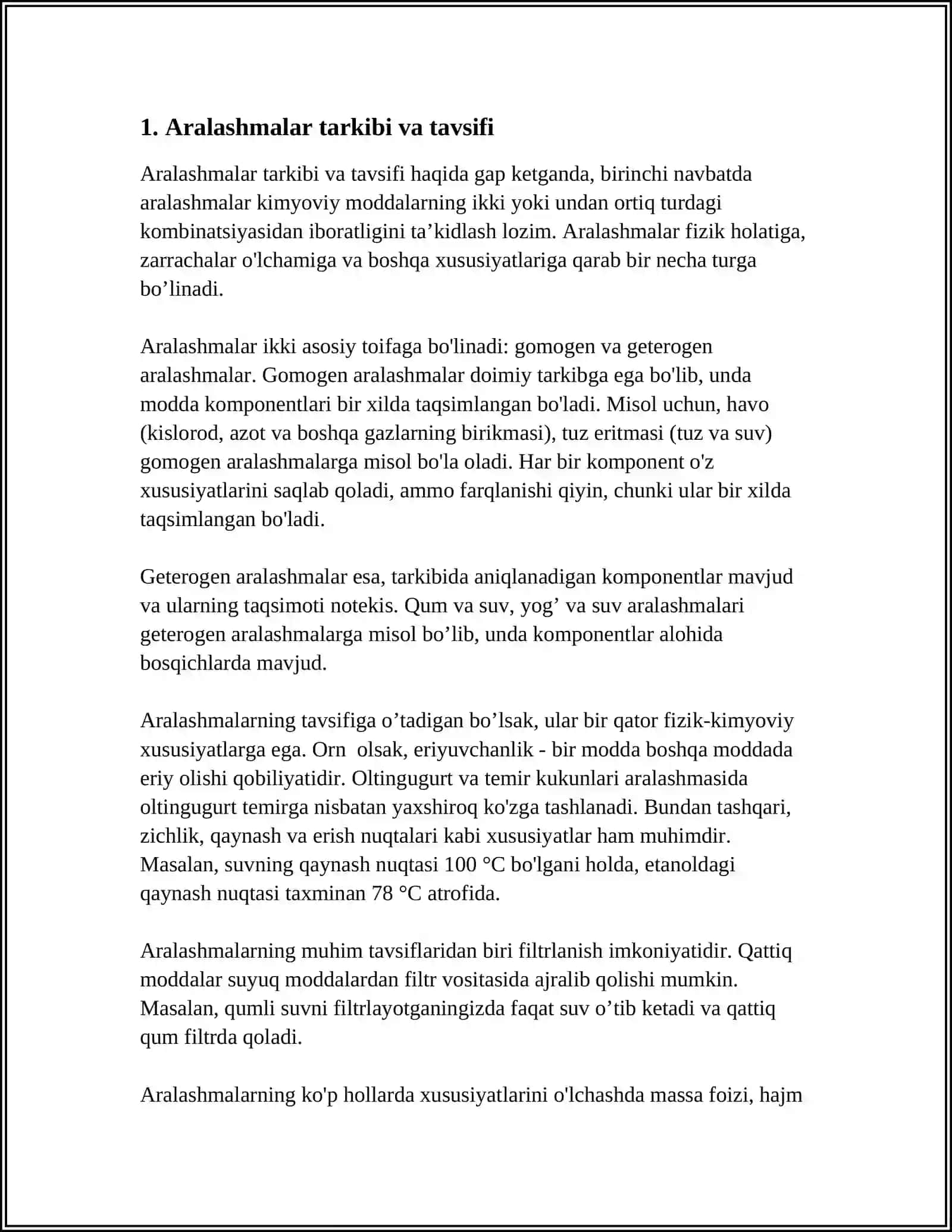OMIXTA YEM KOMPONENTLARINING ANIQLASHNING NAZARIY ASOSLARI 3