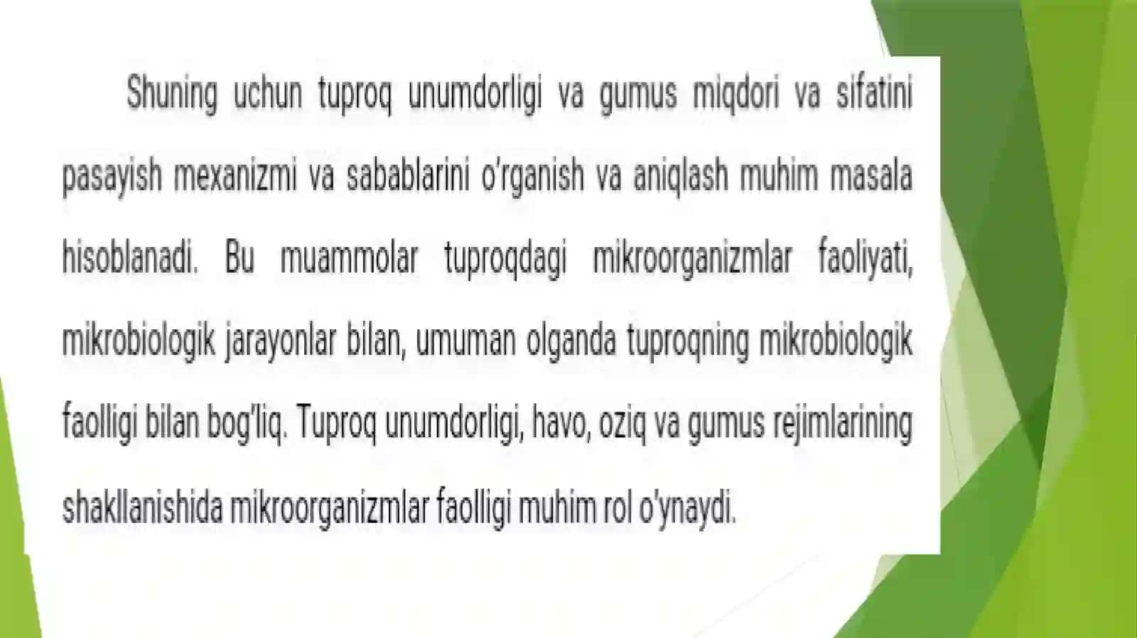 Biologiya agrokimyo va agrotuproqshunoslik Agrokimyo fani Tuproqning buferligi 3