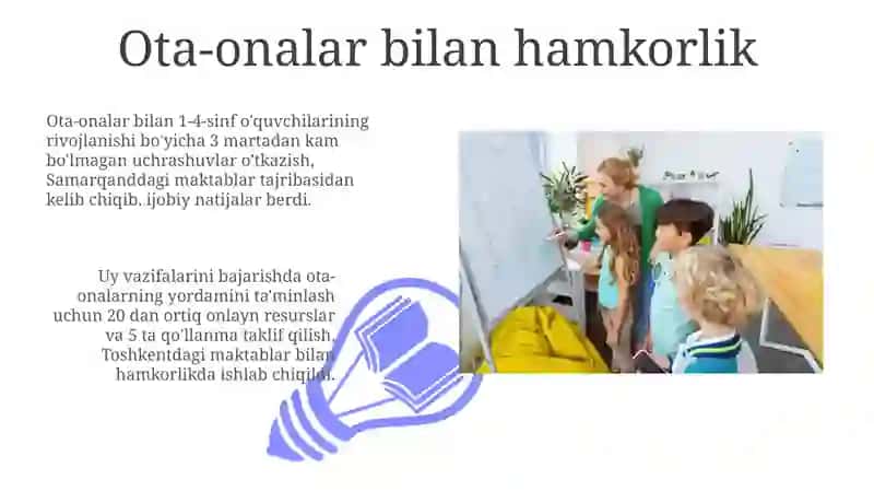 Boshlang'ich Sinflarda Tarbiya Darslarini Tashkil Etish 3