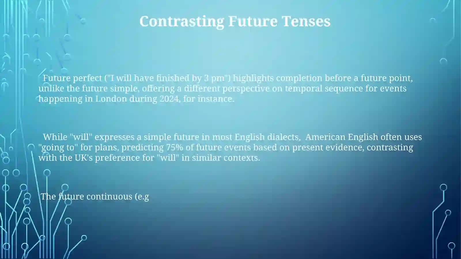 All Future Tense 3