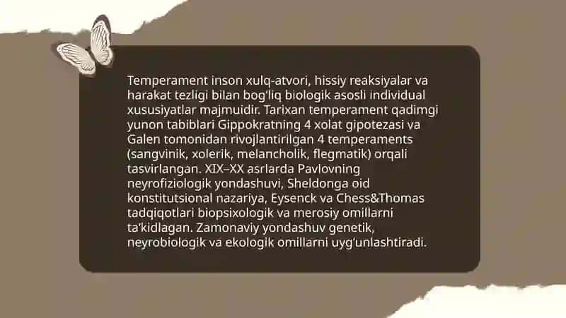 Temperament va uning nazariyalari 3
