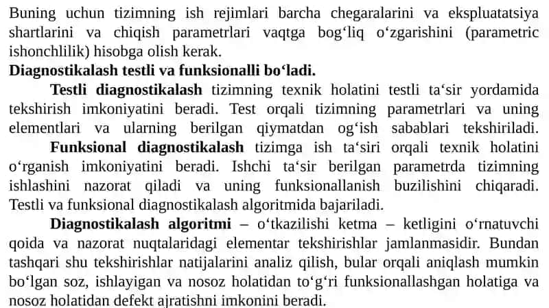 TEXNIK TIZIMLARNING ISHONCHLILIGINI OSHIRISH USULLARI 3