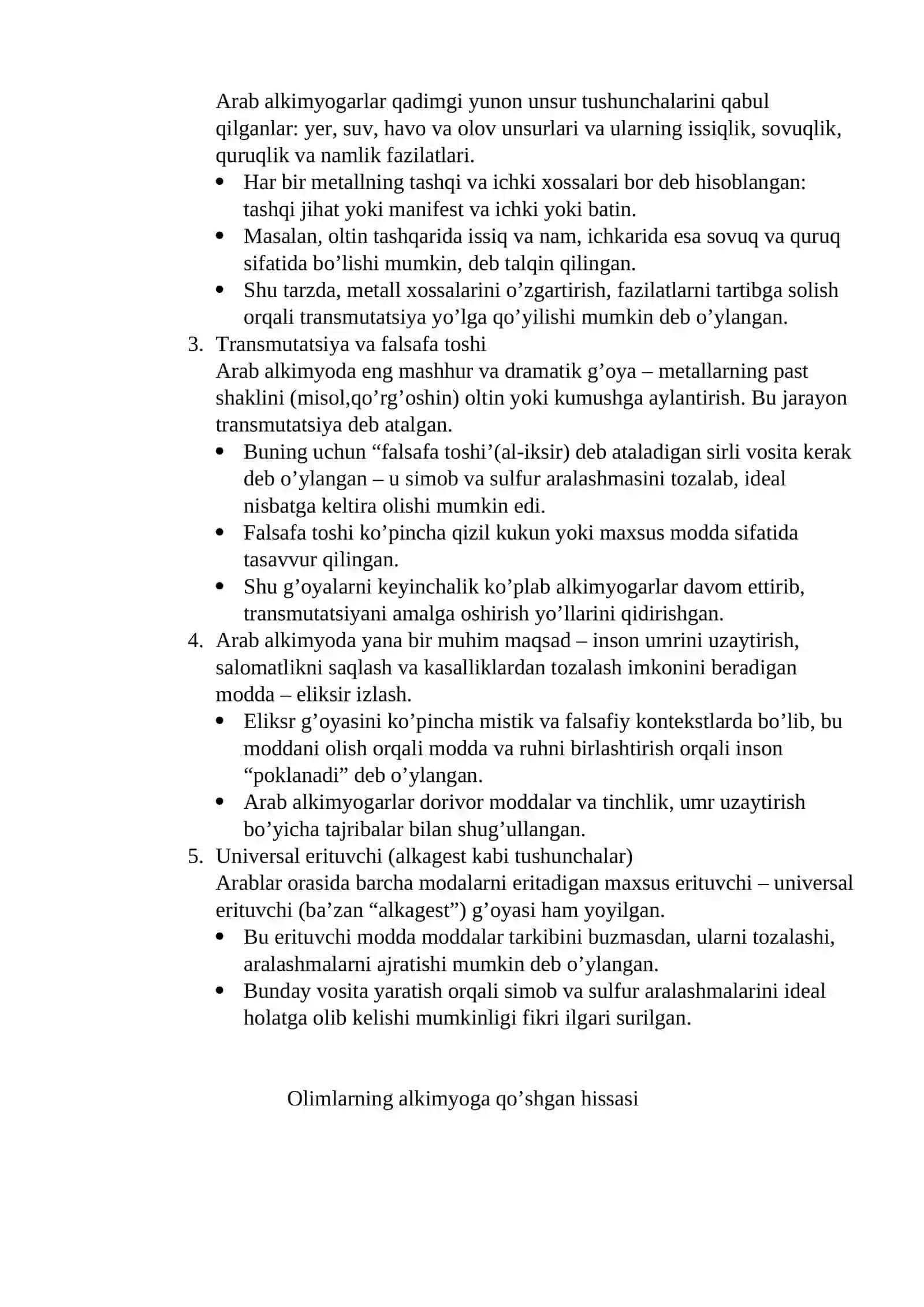 Arab alkimyosi 3