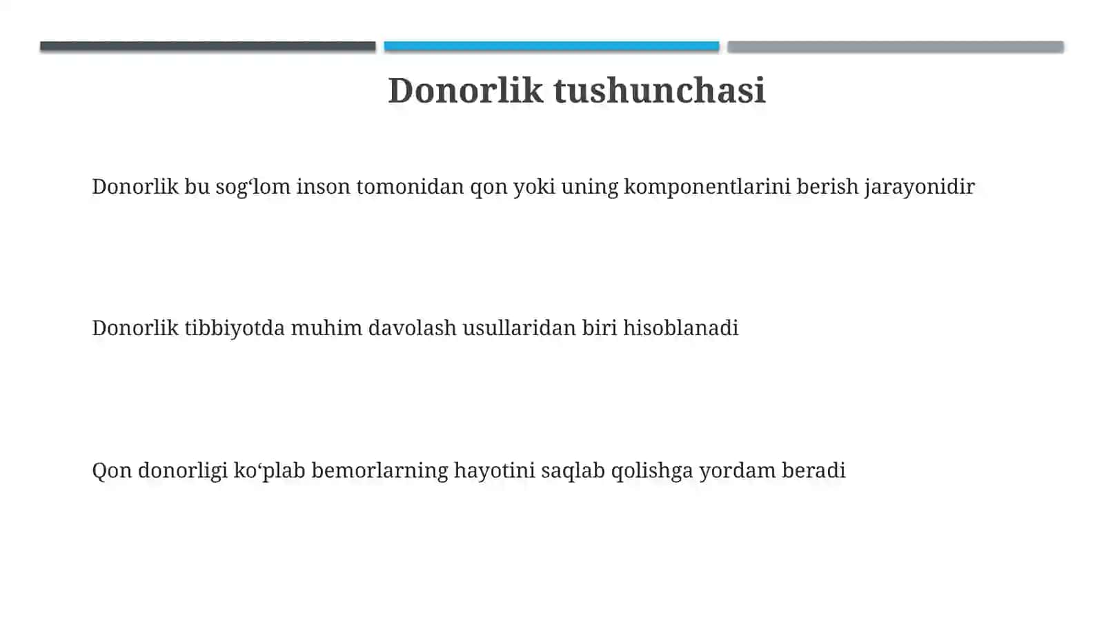 Donorlikkakoʻrsatmavaqarshikoʻrsatmalar 3