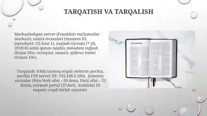 Hujjatlar aylanishining asosiy bosqichlari 3