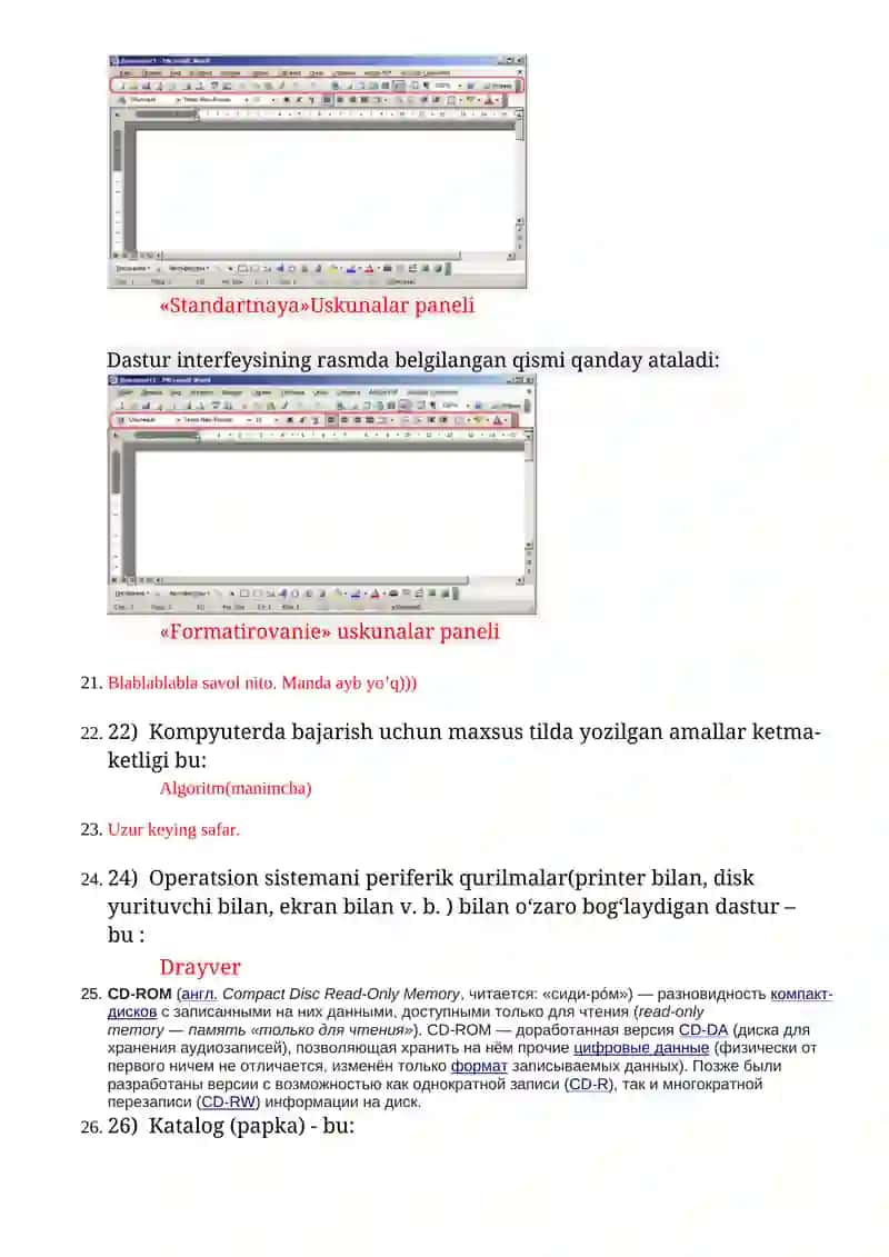 Microsoft Office dasturiy paketi 3