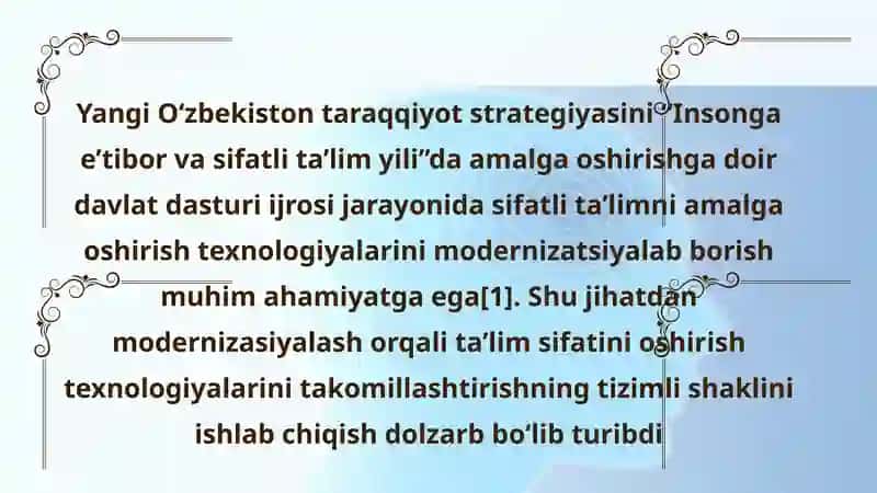 o'zbekistonda talim tizimining modernizatsiya jarayoni 3