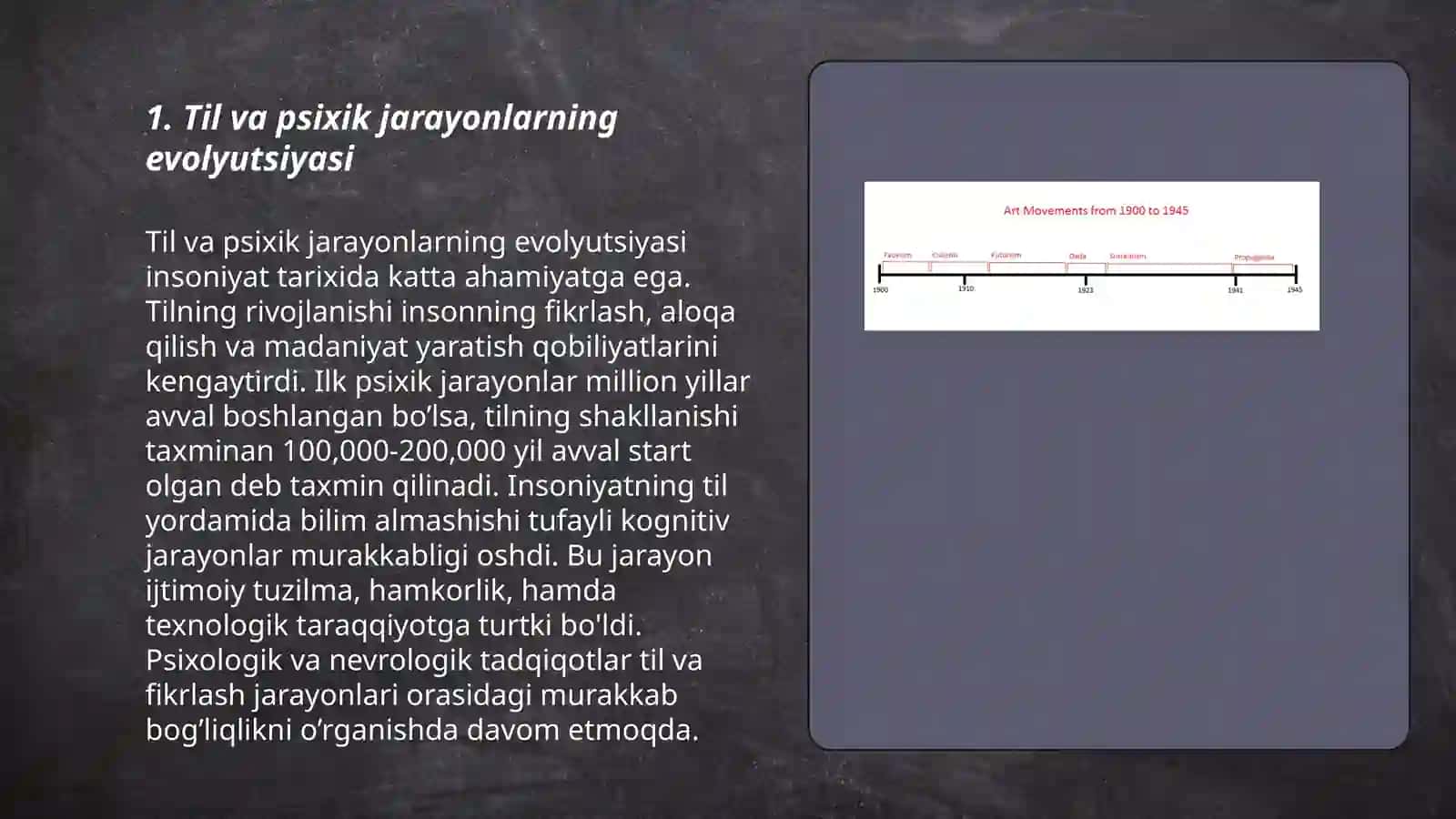 Psixik jarayonlarni shakllanishida tilning ahamiyati 3