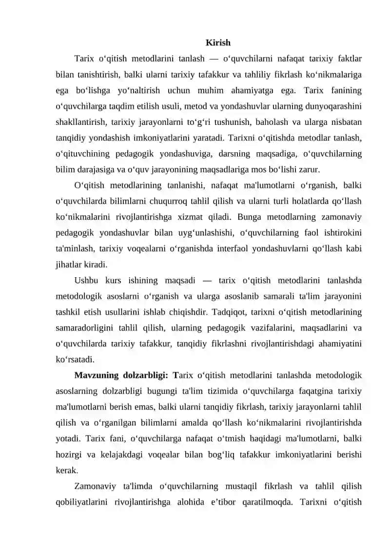 O‘QITISH METODLARINI TANLASHNING METODOLOGIK ASOSLARI 3