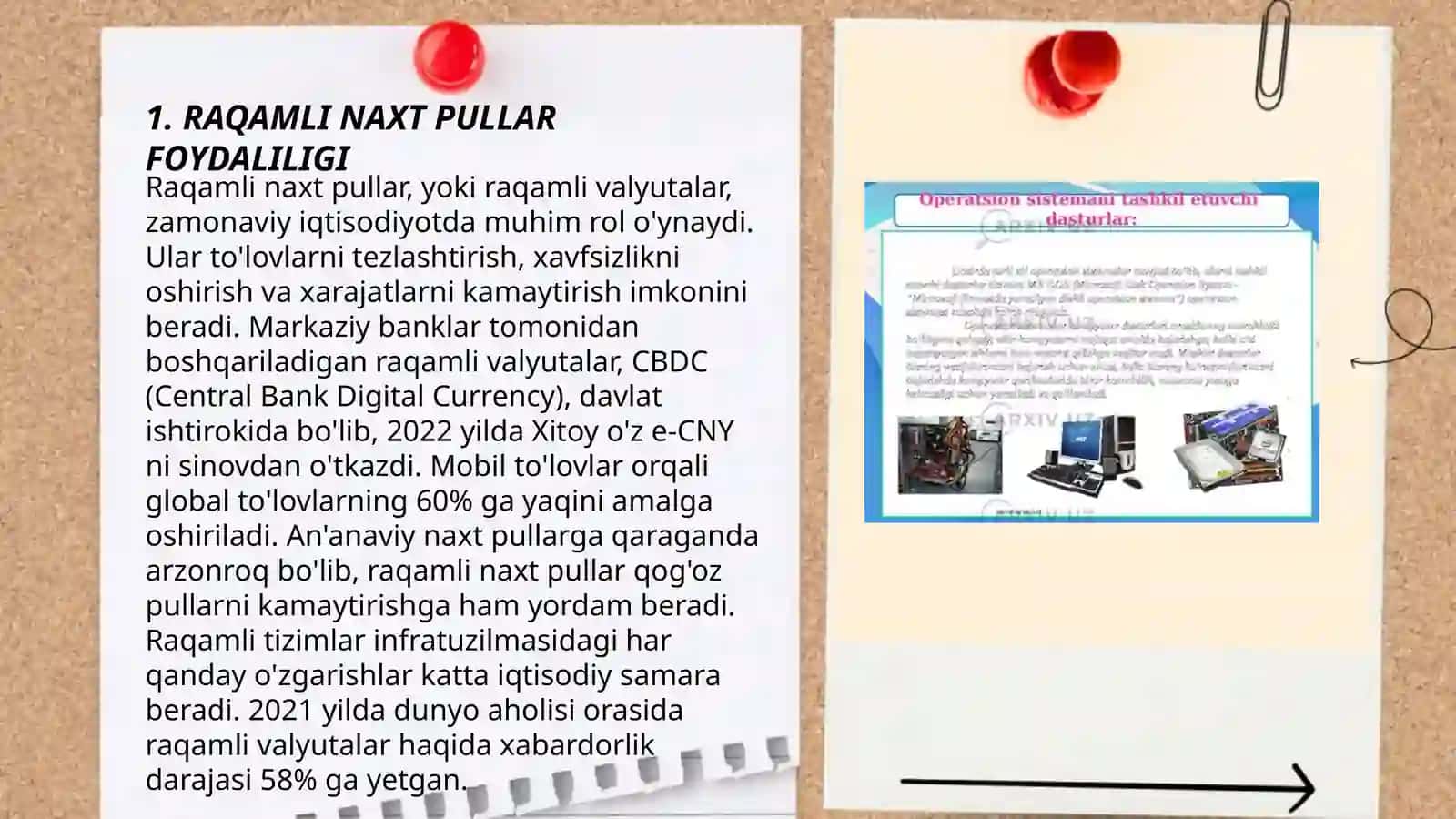 RAQAMLI NAXT PULLAR VA ULARNING IQTISODIY O'RNI VA AHAMIYATI 3