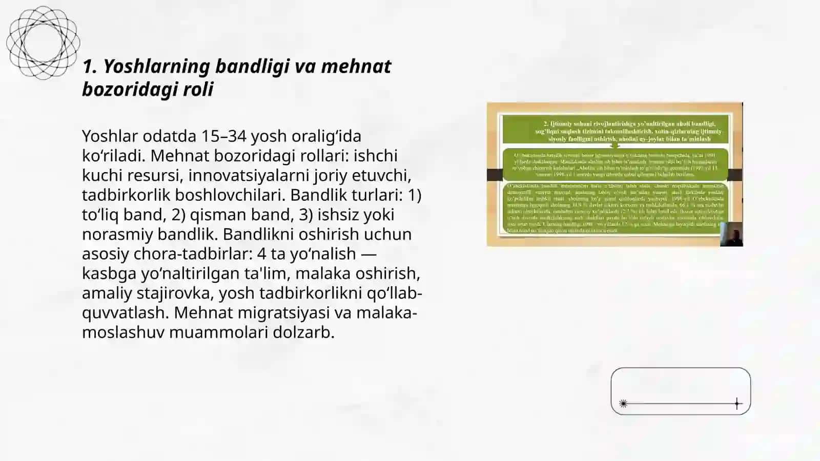 Yoshlarni ijtimoiy holati, ijtimoiy rivojlanishi 3