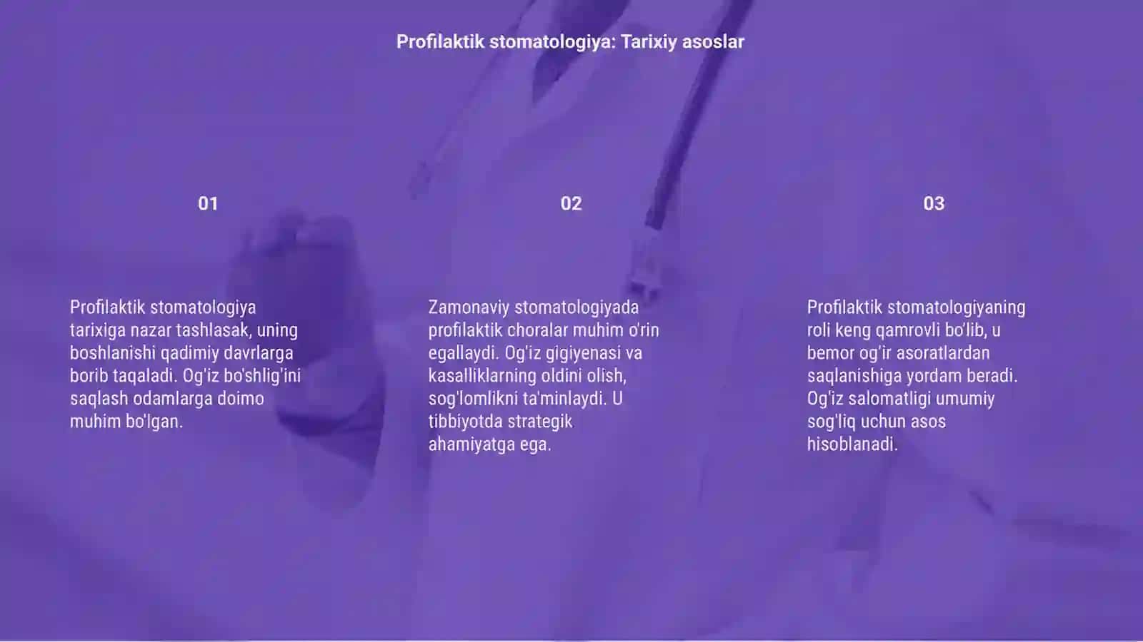 Profilaktik stomatologiya tarixi 3