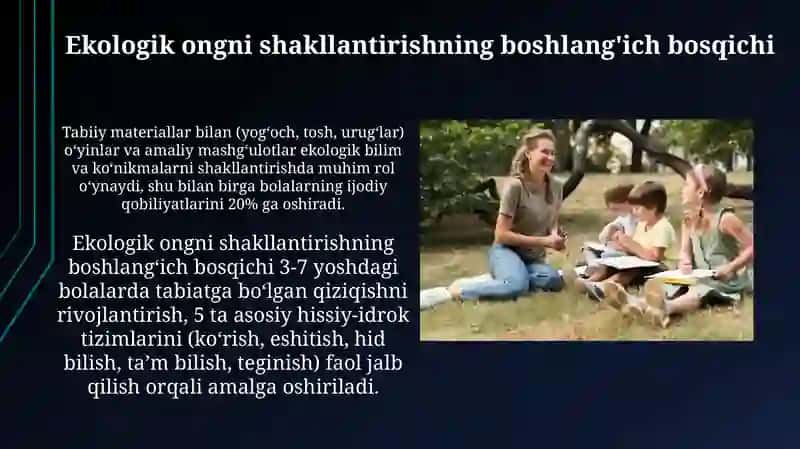 Ekologik Ta'limda Maktabgacha Ta'lim Muassasalarining O'rni 3