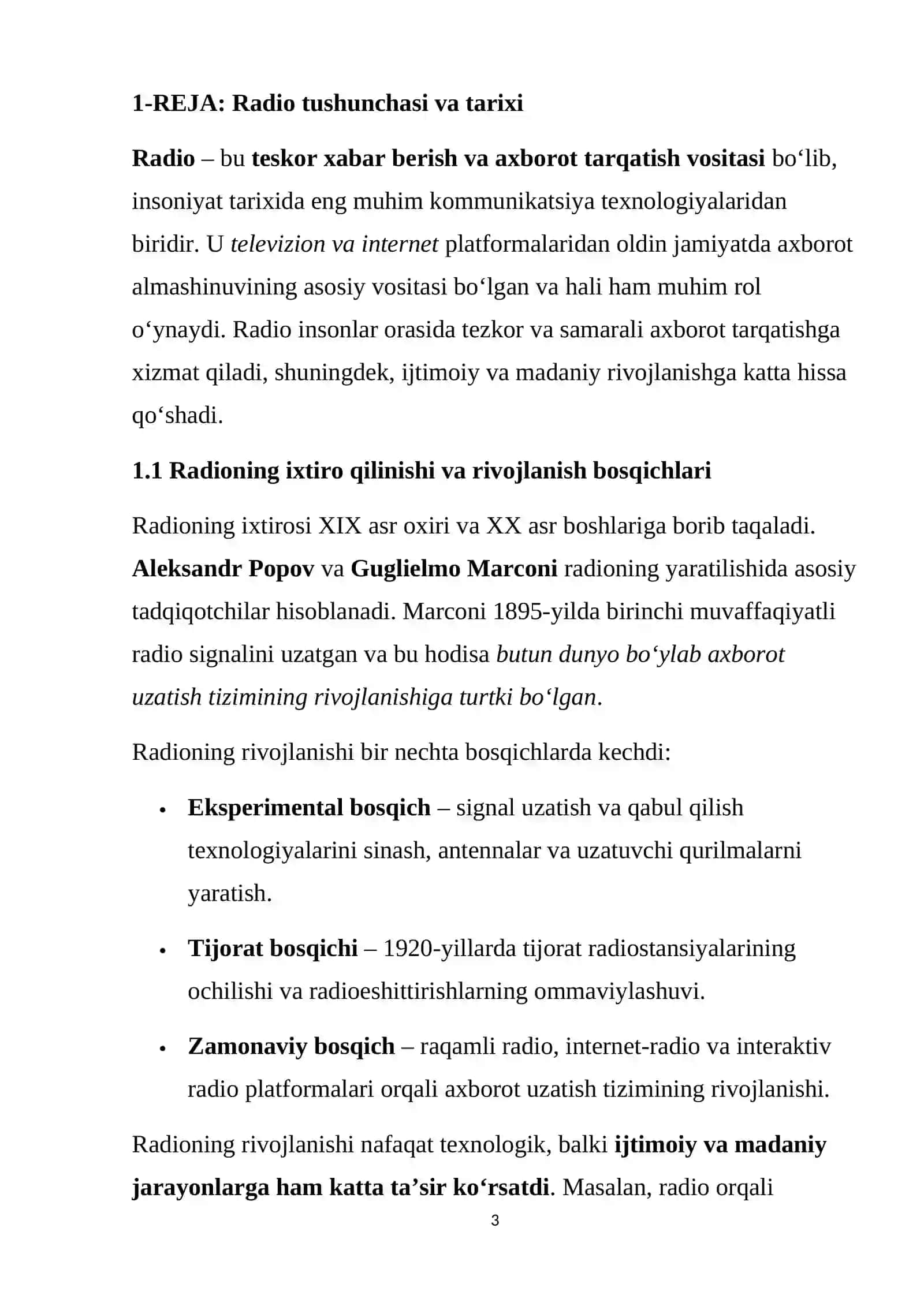 fan: Mediyasavodxonlik va axborot madaniyati 3