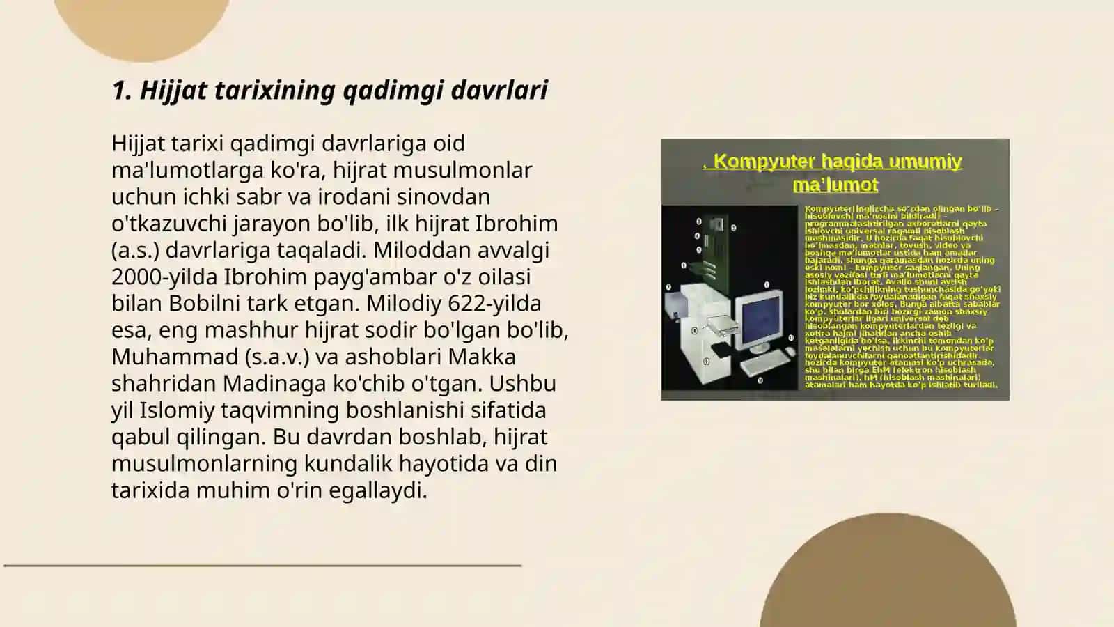 Hijjatchilik tarixi va uning takomillashuvi 3