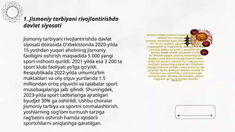 O'ZBEKISTONDA JISMONIY TARBIYA VA SPORTNI BOSHQARISHNING ZAMONAVIY TIZIMI 3